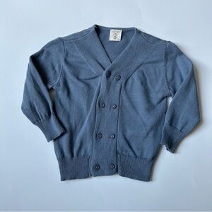 Analogie By Lil Legs Blue Double Breasted Cardigan, Size 18 Months.